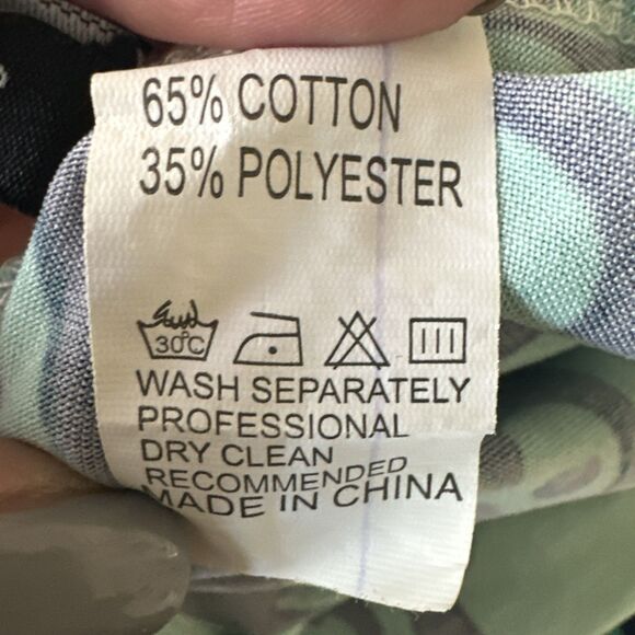 Strapless Maxi Dress Turquoise & Navy Blue Womens Large Pockets - Picture 10 of 10